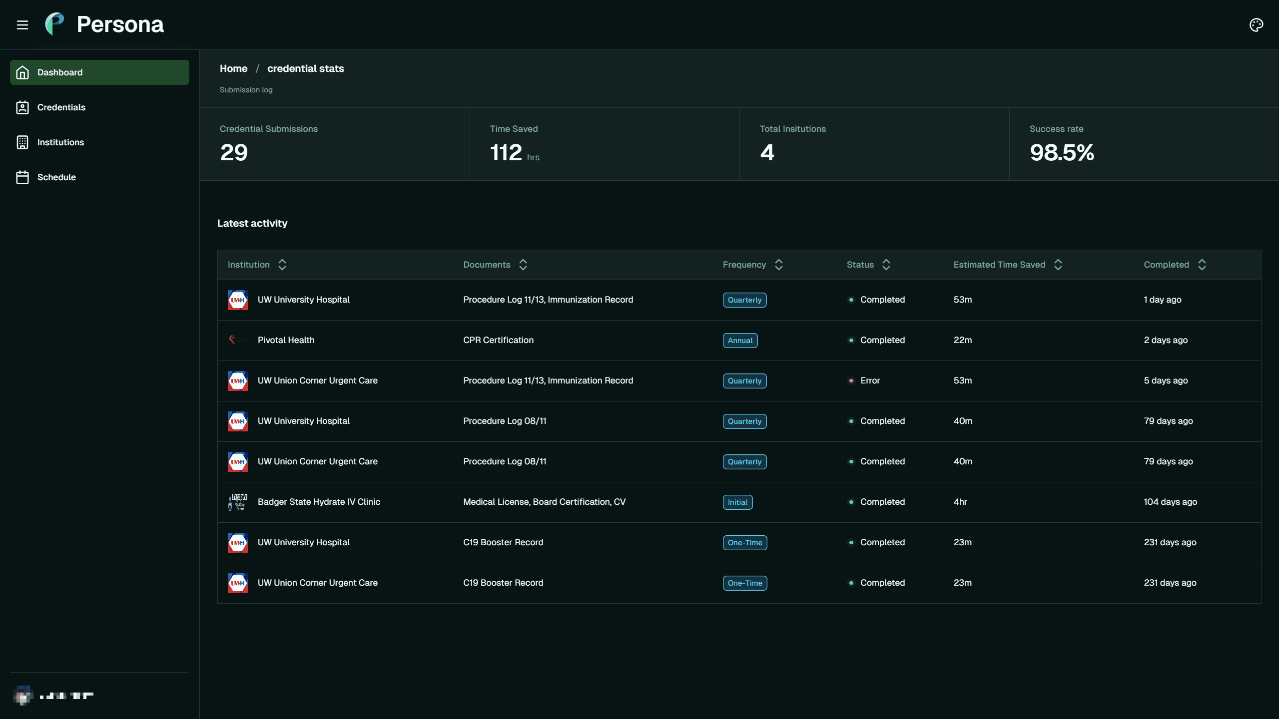 App screenshot